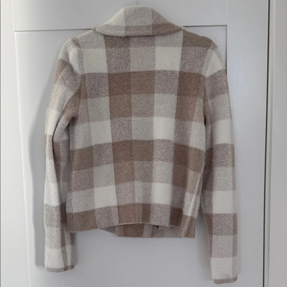 Rachel Zoe Cream and Brown Teddy Jacket - Picture 4 of 7